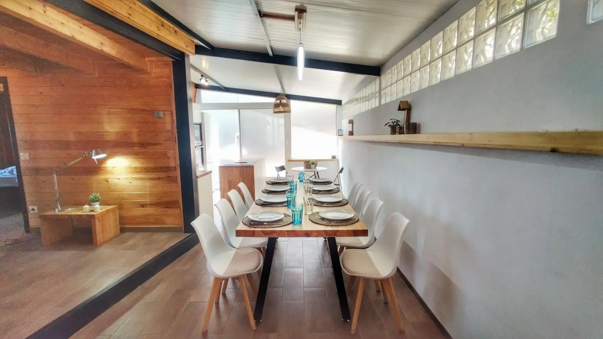הוילה פינדה דה מר Casa De Madera Con Piscina Y Vistas Al Mar