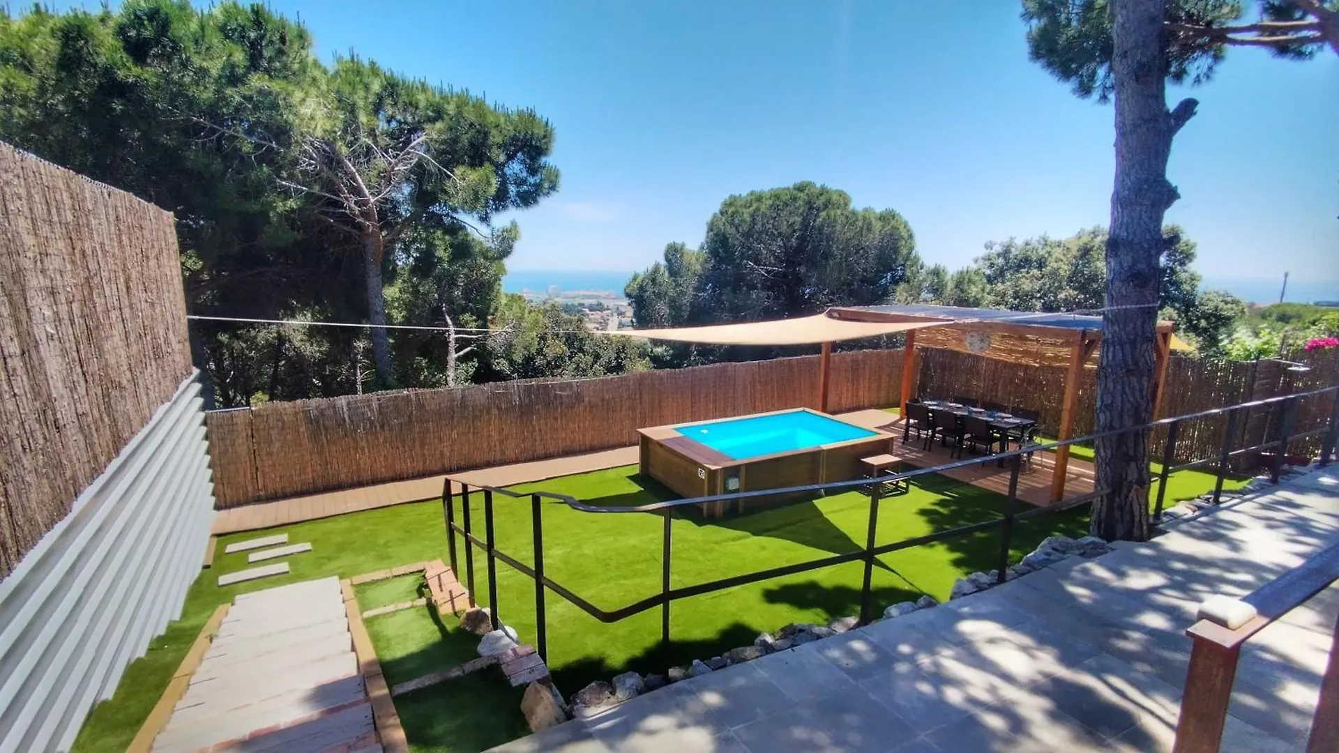 וילה הוילה פינדה דה מר Casa De Madera Con Piscina Y Vistas Al Mar